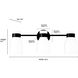 Corella 3 Light 22.4 inch Modern Gold Vanity Light Wall Light